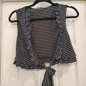 NWT Wildcat cropped tie top size L